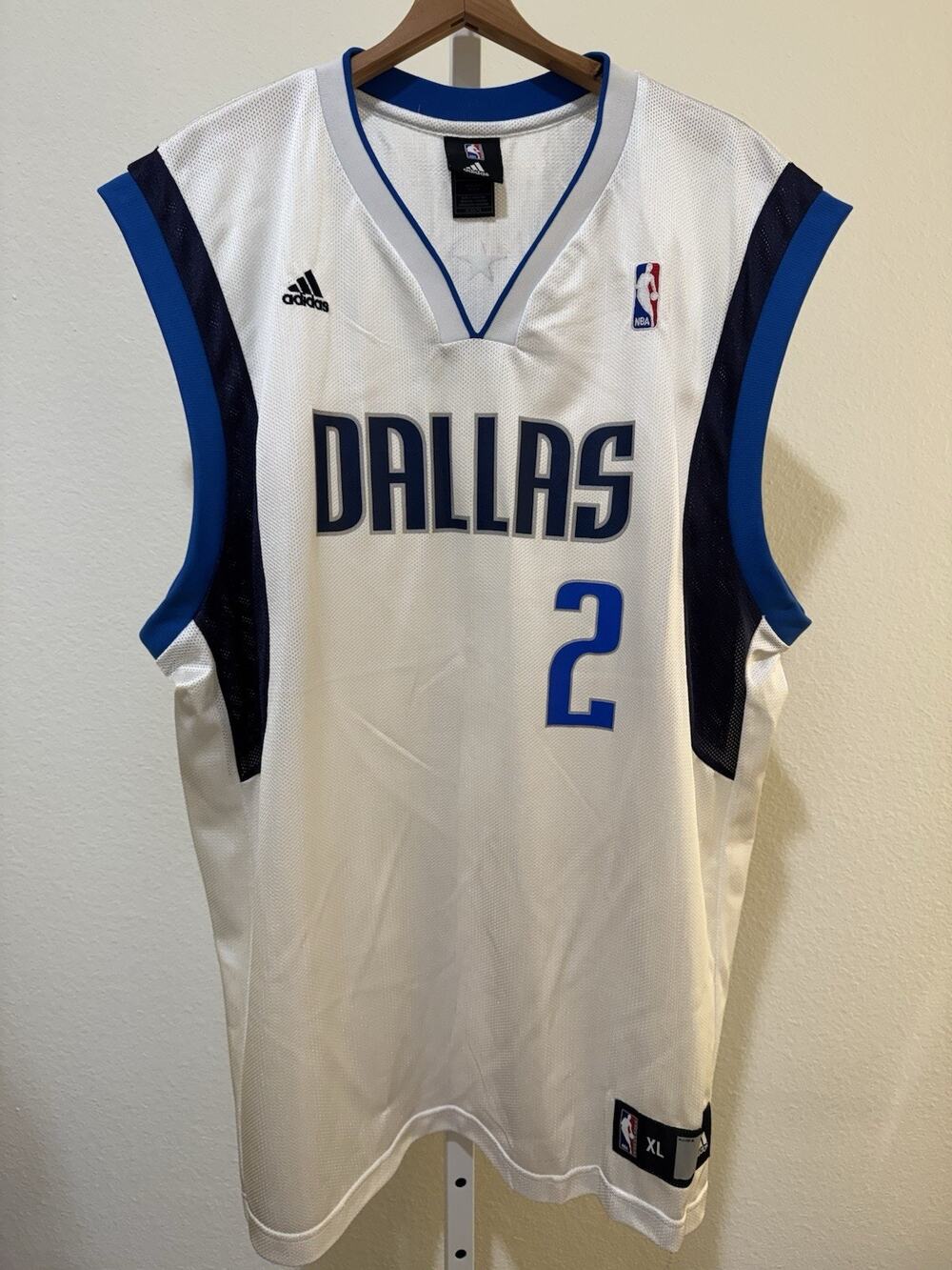 Jason Kidd Vintage Jersey Mens Extra Large Dallas Mavericks Adidas Basketball XL